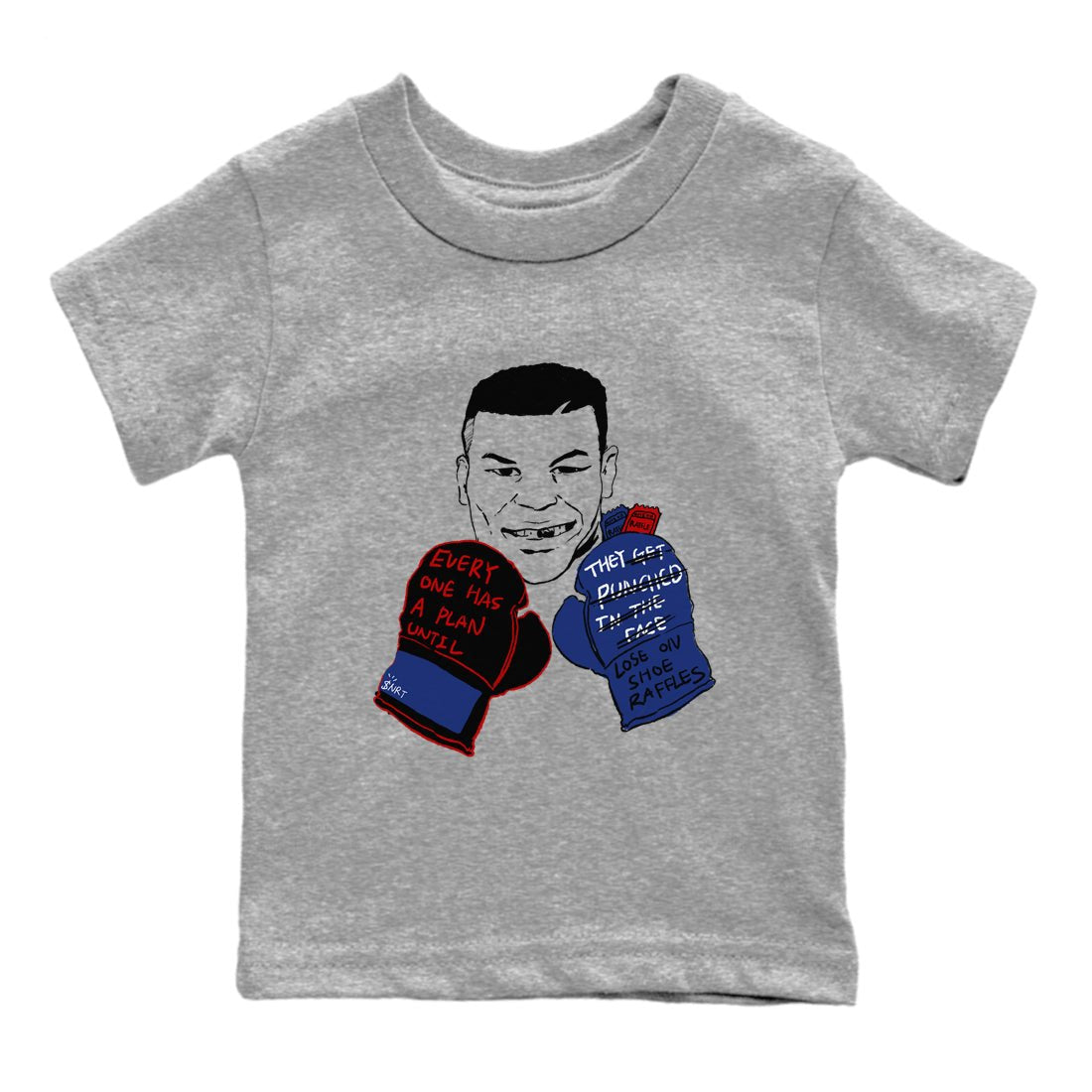 1s Rare Air shirts to match jordans Everyone Has A Plan sneaker match tees Air Jordan 1 High OG Rare Air Deep Royal Blue match shoes to clothes SNRT Sneaker Tees Youth Baby Heather Grey 2 tee