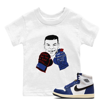 1s Rare Air shirts to match jordans Everyone Has A Plan sneaker match tees Air Jordan 1 High OG Rare Air Deep Royal Blue match shoes to clothes SNRT Sneaker Tees Youth Baby White 1 tee