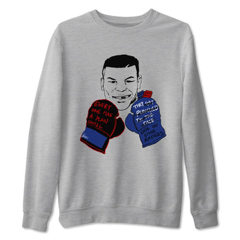 1s Rare Air shirts to match jordans Everyone Has A Plan sneaker match tees Air Jordan 1 High OG Rare Air Deep Royal Blue match shoes to clothes SNRT Sneaker Tees unisex cotton Heather Grey 2 shirts
