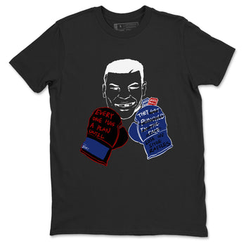 1s Rare Air shirts to match jordans Everyone Has A Plan sneaker match tees Air Jordan 1 High OG Rare Air Deep Royal Blue match shoes to clothes SNRT Sneaker Tees unisex cotton Black 2 shirts