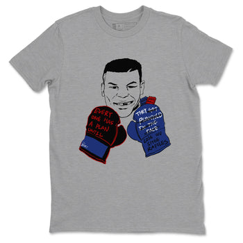 1s Rare Air shirts to match jordans Everyone Has A Plan sneaker match tees Air Jordan 1 High OG Rare Air Deep Royal Blue match shoes to clothes SNRT Sneaker Tees unisex cotton Heather Grey 2 shirts