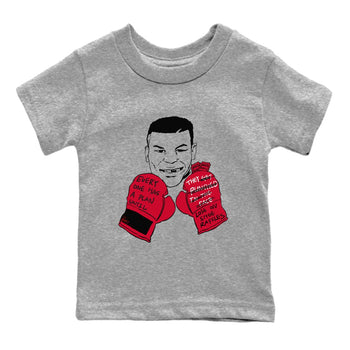 12s Flu Game shirts to match jordans Everyone Has A Plan sneaker match tees Air Jordan 12 Retro Flu Game match shoes to clothes SNRT Sneaker Tees Youth Baby Heather Grey 2 tee