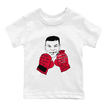 12s Flu Game shirts to match jordans Everyone Has A Plan sneaker match tees Air Jordan 12 Retro Flu Game match shoes to clothes SNRT Sneaker Tees Youth Baby White 2 tee