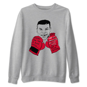 12s Flu Game shirts to match jordans Everyone Has A Plan sneaker match tees Air Jordan 12 Retro Flu Game match shoes to clothes SNRT Sneaker Tees unisex cotton Heather Grey 2 shirts