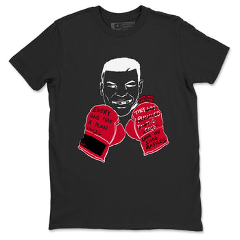 12s Flu Game shirts to match jordans Everyone Has A Plan sneaker match tees Air Jordan 12 Retro Flu Game match shoes to clothes SNRT Sneaker Tees unisex cotton Black 2 shirts