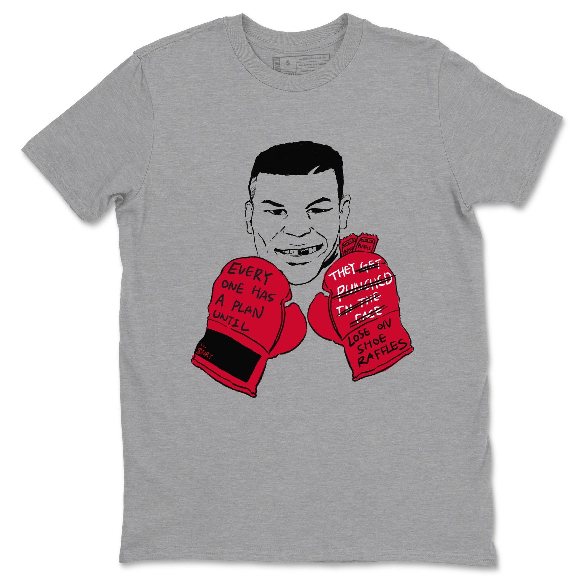 12s Flu Game shirts to match jordans Everyone Has A Plan sneaker match tees Air Jordan 12 Retro Flu Game match shoes to clothes SNRT Sneaker Tees unisex cotton Heather Grey 2 shirts