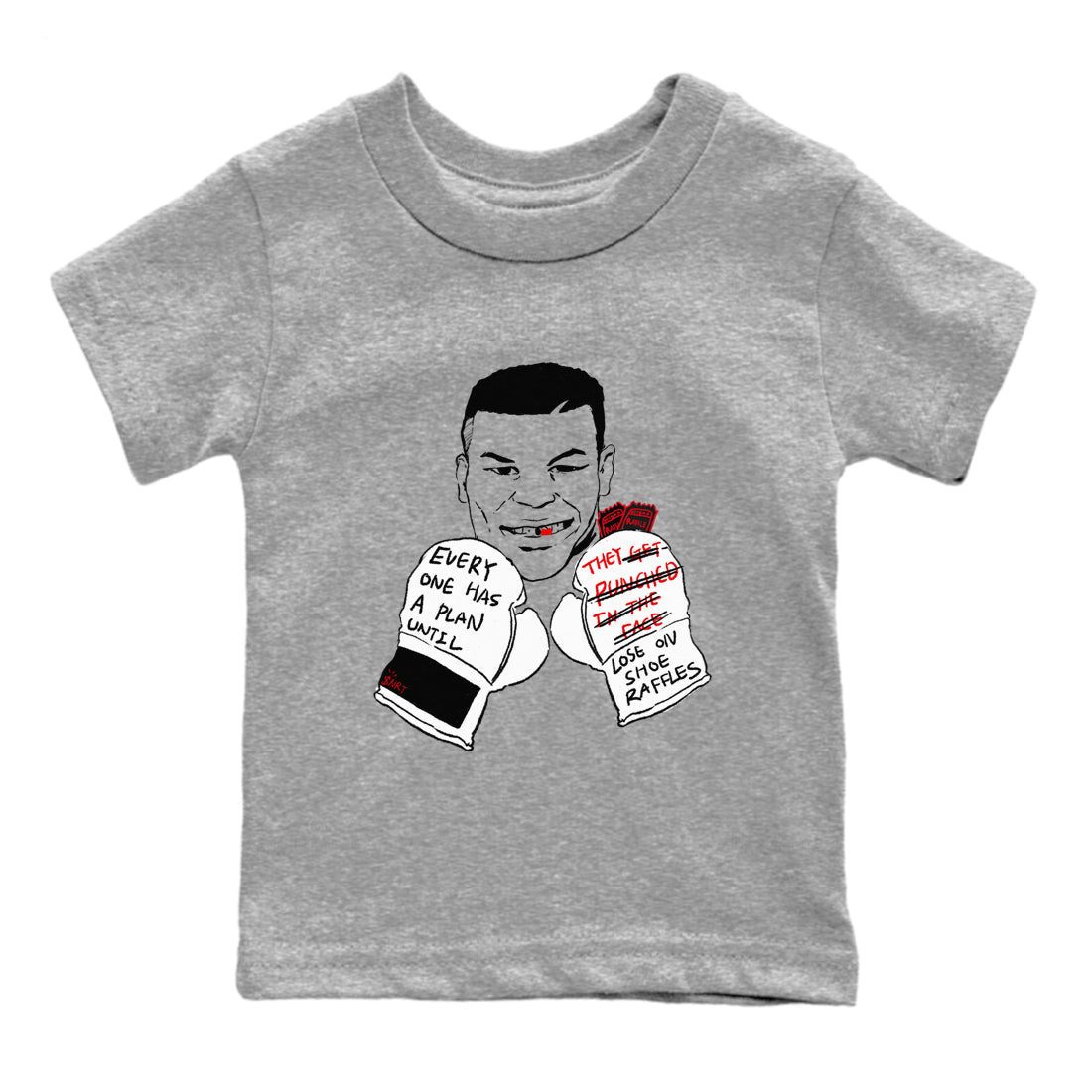 AJ12 Taxi Flip shirt to match jordans Everyone Has A Plan sneaker tees Air Jordan 12 Taxi Flip SNRT sneaker release tees baby toddler Heather Grey 2 cotton Shirt