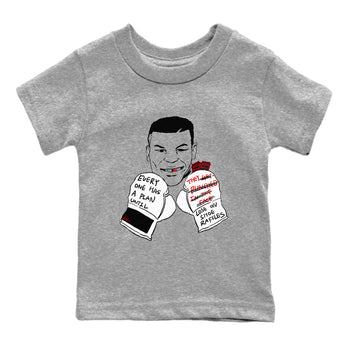 AJ12 Taxi Flip shirt to match jordans Everyone Has A Plan sneaker tees Air Jordan 12 Taxi Flip SNRT sneaker release tees baby toddler Heather Grey 2 cotton Shirt