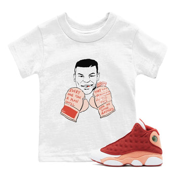 13s Dune Red shirts to match jordans Everyone Has A Plan sneaker match tees Air Jordan 13 Dune Red SNRT Sneaker Tees streetwear brand Baby and Youth White 1 cotton tee