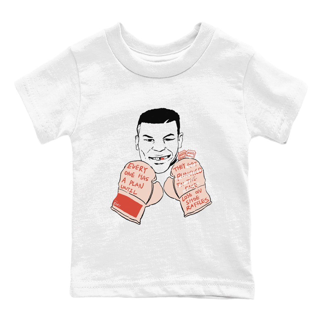 13s Dune Red shirts to match jordans Everyone Has A Plan sneaker match tees Air Jordan 13 Dune Red SNRT Sneaker Tees streetwear brand Baby and Youth White 2 cotton tee