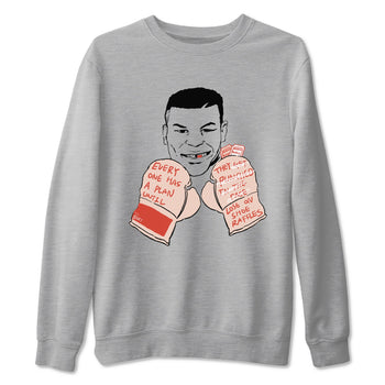 13s Dune Red shirts to match jordans Everyone Has A Plan sneaker match tees Air Jordan 13 Dune Red SNRT Sneaker Tees streetwear brand Heather Grey 2 unisex cotton tee
