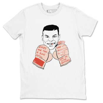 13s Dune Red shirts to match jordans Everyone Has A Plan sneaker match tees Air Jordan 13 Dune Red SNRT Sneaker Tees streetwear brand White 2 unisex cotton tee