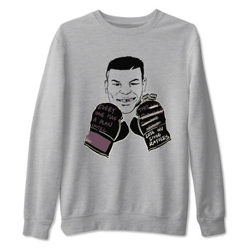 3s A Ma Maniere x Black shirts to match jordans Everyone Has A Plan sneaker match tees A Ma Maniere x Air Jordan 3 “Black” SNRT Sneaker Tees streetwear brand Heather Grey 2 unisex cotton tee