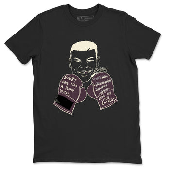 3s A Ma Maniere x Black shirts to match jordans Everyone Has A Plan sneaker match tees A Ma Maniere x Air Jordan 3 “Black” SNRT Sneaker Tees streetwear brand Black 2 unisex cotton tee