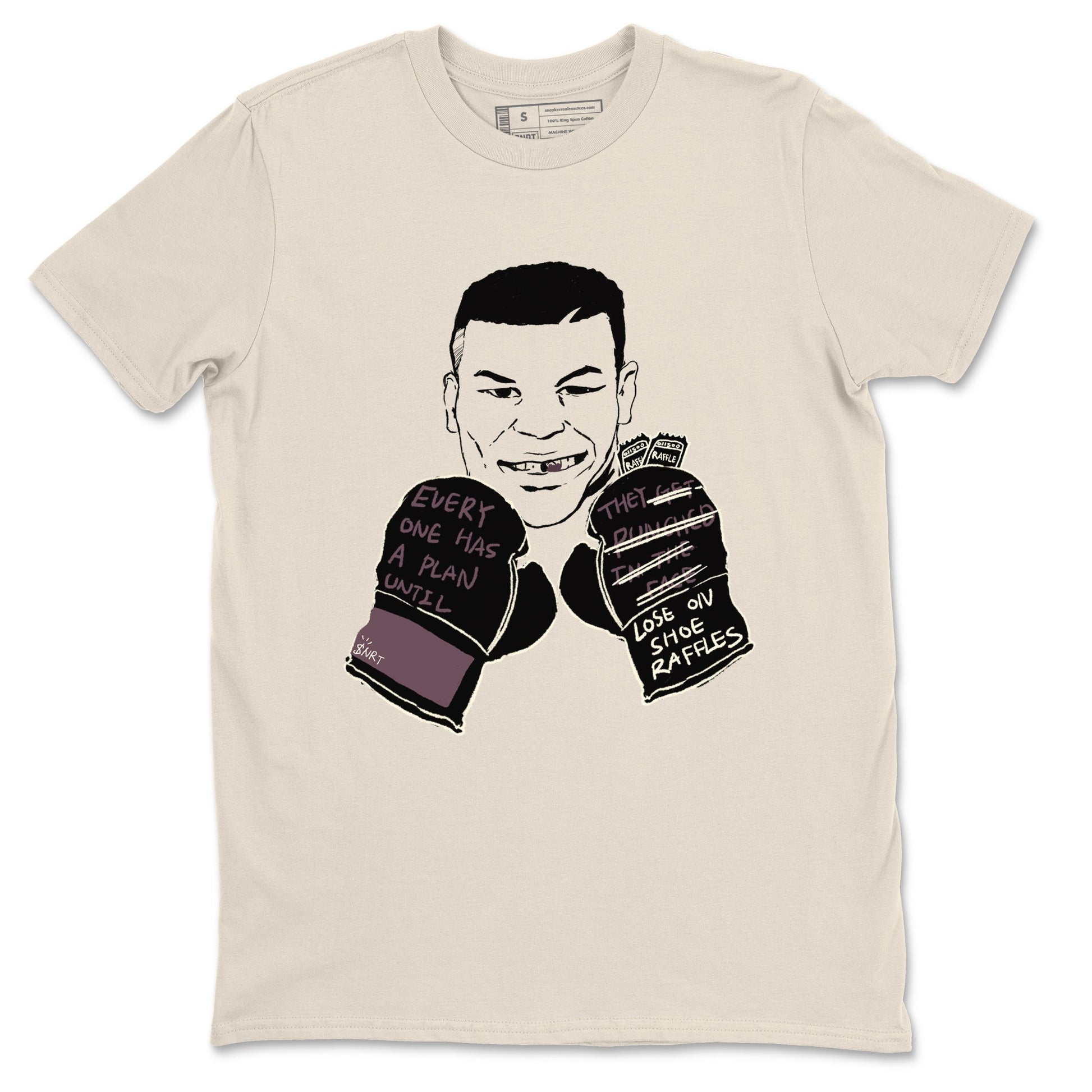 3s A Ma Maniere x Black shirts to match jordans Everyone Has A Plan sneaker match tees A Ma Maniere x Air Jordan 3 “Black” SNRT Sneaker Tees streetwear brand Natural 2 unisex cotton tee