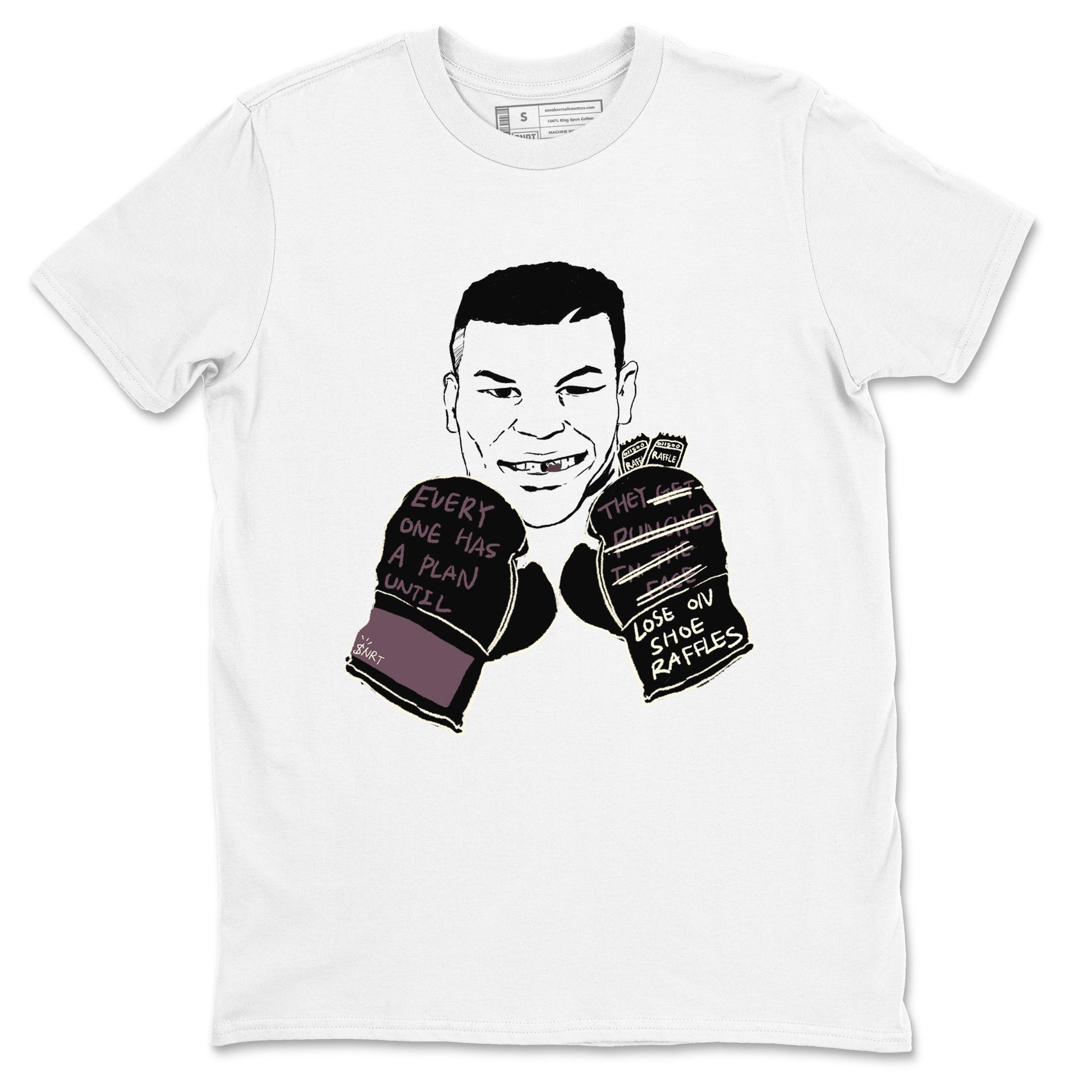 3s A Ma Maniere x Black shirts to match jordans Everyone Has A Plan sneaker match tees A Ma Maniere x Air Jordan 3 “Black” SNRT Sneaker Tees streetwear brand White 2 unisex cotton tee