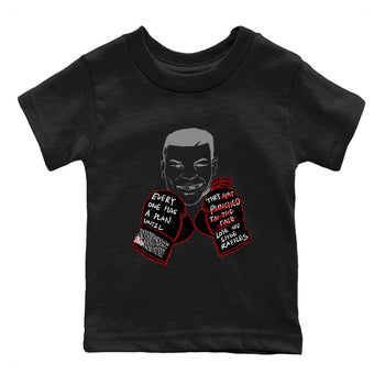 3s Black Cement shirts to match jordans Everyone Has A Plan sneaker match tees Air Jordan 3 Black Cement match shoes to clothes SNRT Sneaker Tees Youth Baby Black 2 tee