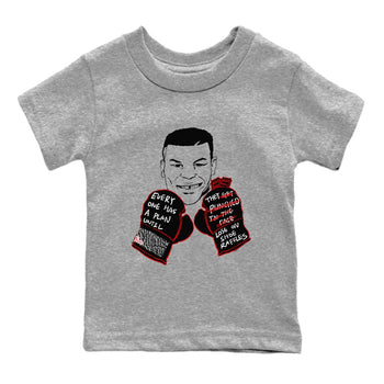 3s Black Cement shirts to match jordans Everyone Has A Plan sneaker match tees Air Jordan 3 Black Cement match shoes to clothes SNRT Sneaker Tees Youth Baby Heather Grey 2 tee