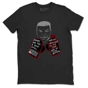 3s Black Cement shirts to match jordans Everyone Has A Plan sneaker match tees Air Jordan 3 Black Cement match shoes to clothes SNRT Sneaker Tees unisex cotton Black 2 shirts