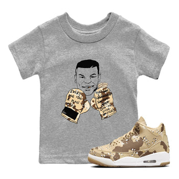 WNBA x Air Jordan 3 “Desert Camo” shirts to match jordans Everyone Has A Plan sneaker match tees Air Jordan 3 Desert Camo SNRT Sneaker Release Tees Clothing Sneakerhead ShirtsBaby and Youth Heather Grey 1 cotton tee