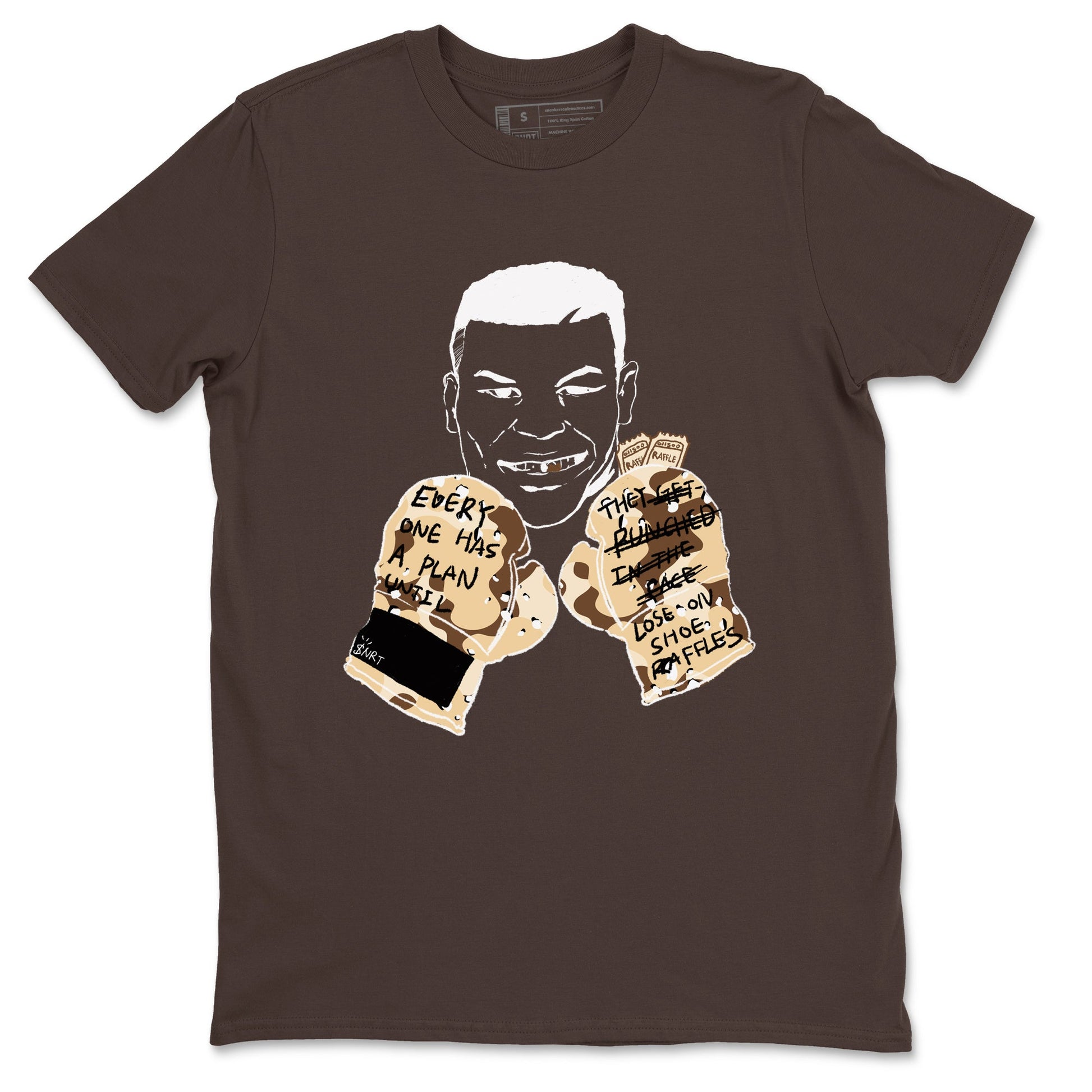 WNBA x Air Jordan 3 “Desert Camo” shirts to match jordans Everyone Has A Plan sneaker match tees Air Jordan 3 Desert Camo SNRT Sneaker Release Tees Clothing Sneakerhead ShirtsDark Chocolate 2 unisex cotton tee