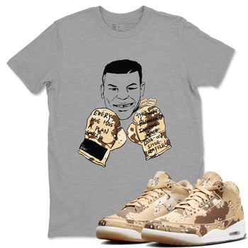 WNBA x Air Jordan 3 “Desert Camo” shirts to match jordans Everyone Has A Plan sneaker match tees Air Jordan 3 Desert Camo SNRT Sneaker Release Tees Clothing Sneakerhead ShirtsHeather Grey 1 unisex cotton tee