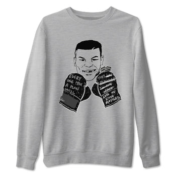 4s Fear shirts to match jordans Everyone Has A Plan sneaker match tees Air Jordan 4 Retro Fear match shoes to clothes SNRT Sneaker Tees unisex cotton Heather Grey 2 shirts