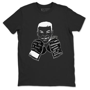 4s Fear shirts to match jordans Everyone Has A Plan sneaker match tees Air Jordan 4 Retro Fear match shoes to clothes SNRT Sneaker Tees unisex cotton Black 2 shirts