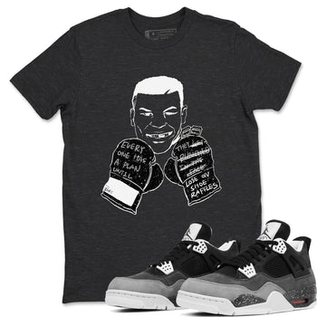4s Fear shirts to match jordans Everyone Has A Plan sneaker match tees Air Jordan 4 Retro Fear match shoes to clothes SNRT Sneaker Tees unisex cotton Charcoal Heather 1 shirts
