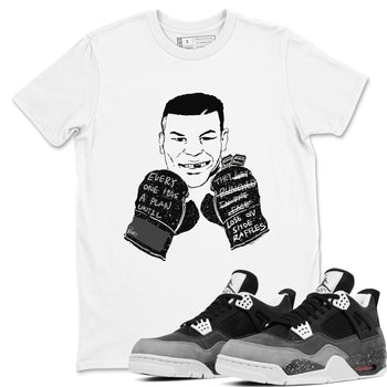 4s Fear shirts to match jordans Everyone Has A Plan sneaker match tees Air Jordan 4 Retro Fear match shoes to clothes SNRT Sneaker Tees unisex cotton White 1 shirts