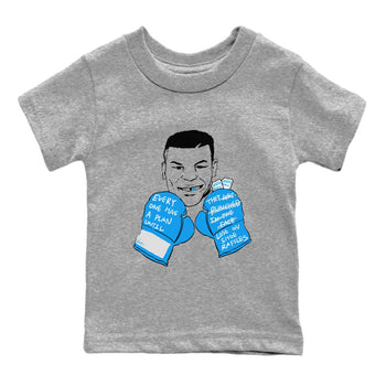 Air Jordan 4 industrial blue shirt to match jordans Everyone Has A Plan sneaker tees AJ4 Industrial Blue SNRT sneaker release tees baby toddler Heather Grey 2 cotton Shirt