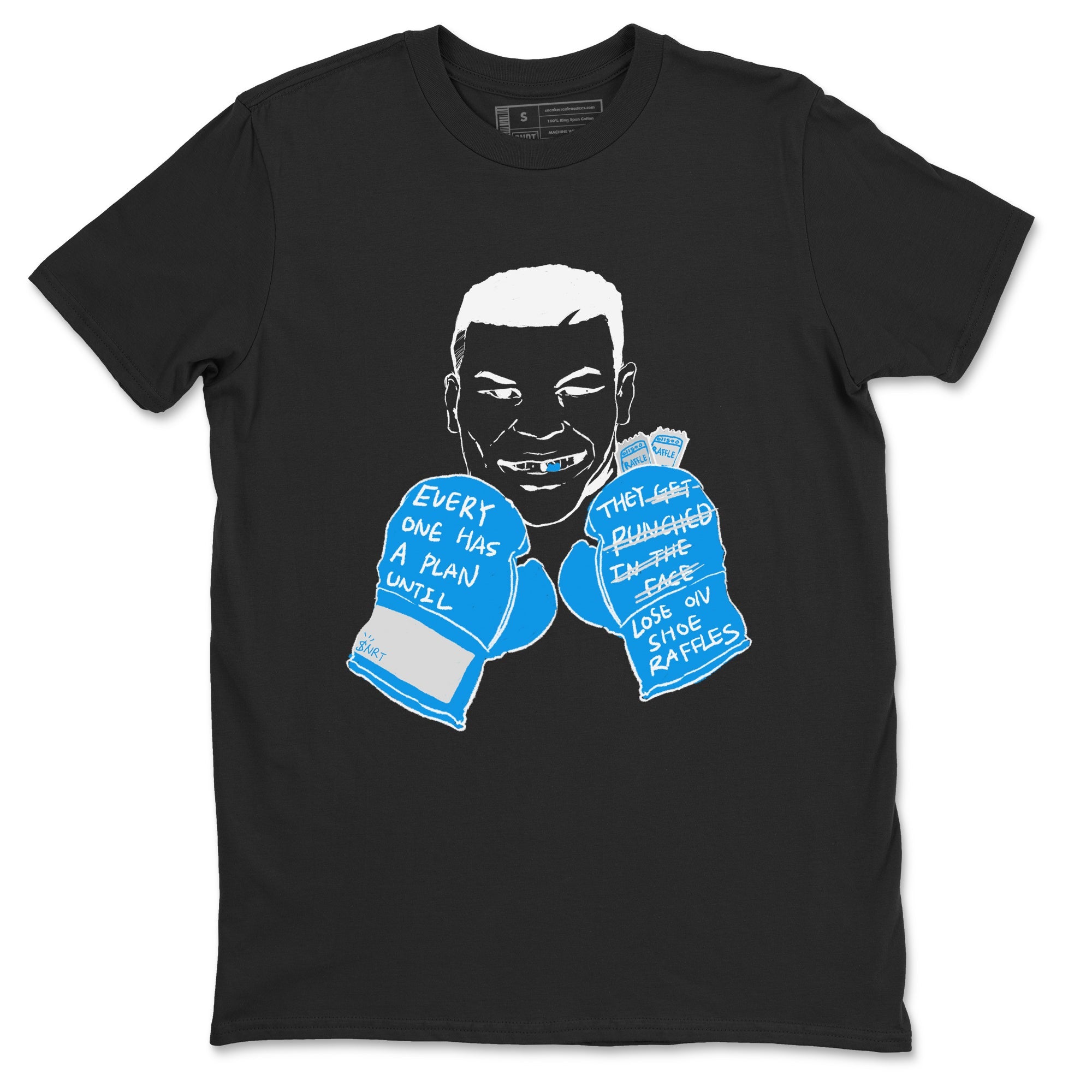 Air Jordan 4 industrial blue shirt to match jordans Everyone Has A Plan sneaker tees AJ4 Industrial Blue SNRT sneaker Release Tees unisex cotton Black 2 crew neck shirt