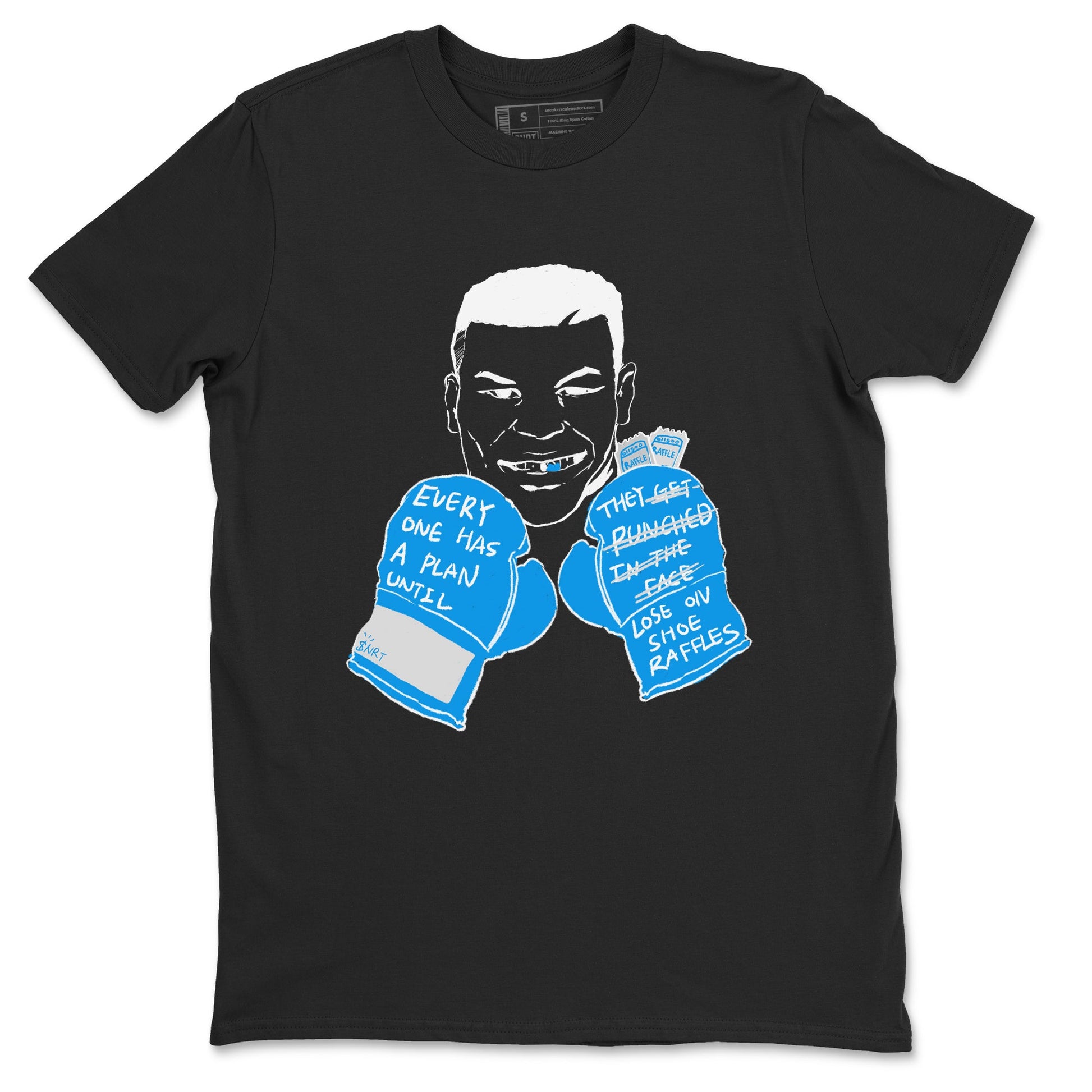 Air Jordan 4 industrial blue shirt to match jordans Everyone Has A Plan sneaker tees AJ4 Industrial Blue SNRT sneaker Release Tees unisex cotton Black 2 crew neck shirt