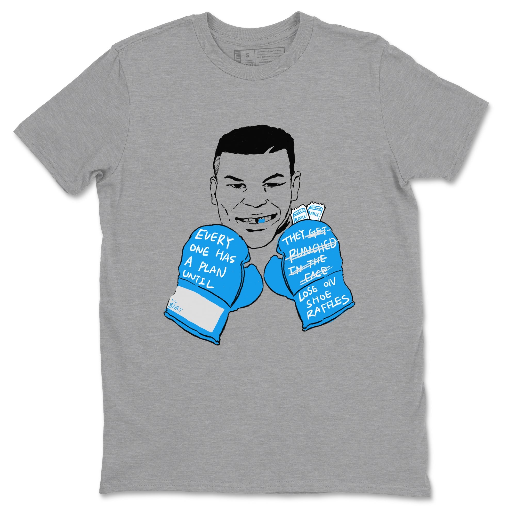 Air Jordan 4 industrial blue shirt to match jordans Everyone Has A Plan sneaker tees AJ4 Industrial Blue SNRT sneaker Release Tees unisex cotton Heather Grey 2 crew neck shirt