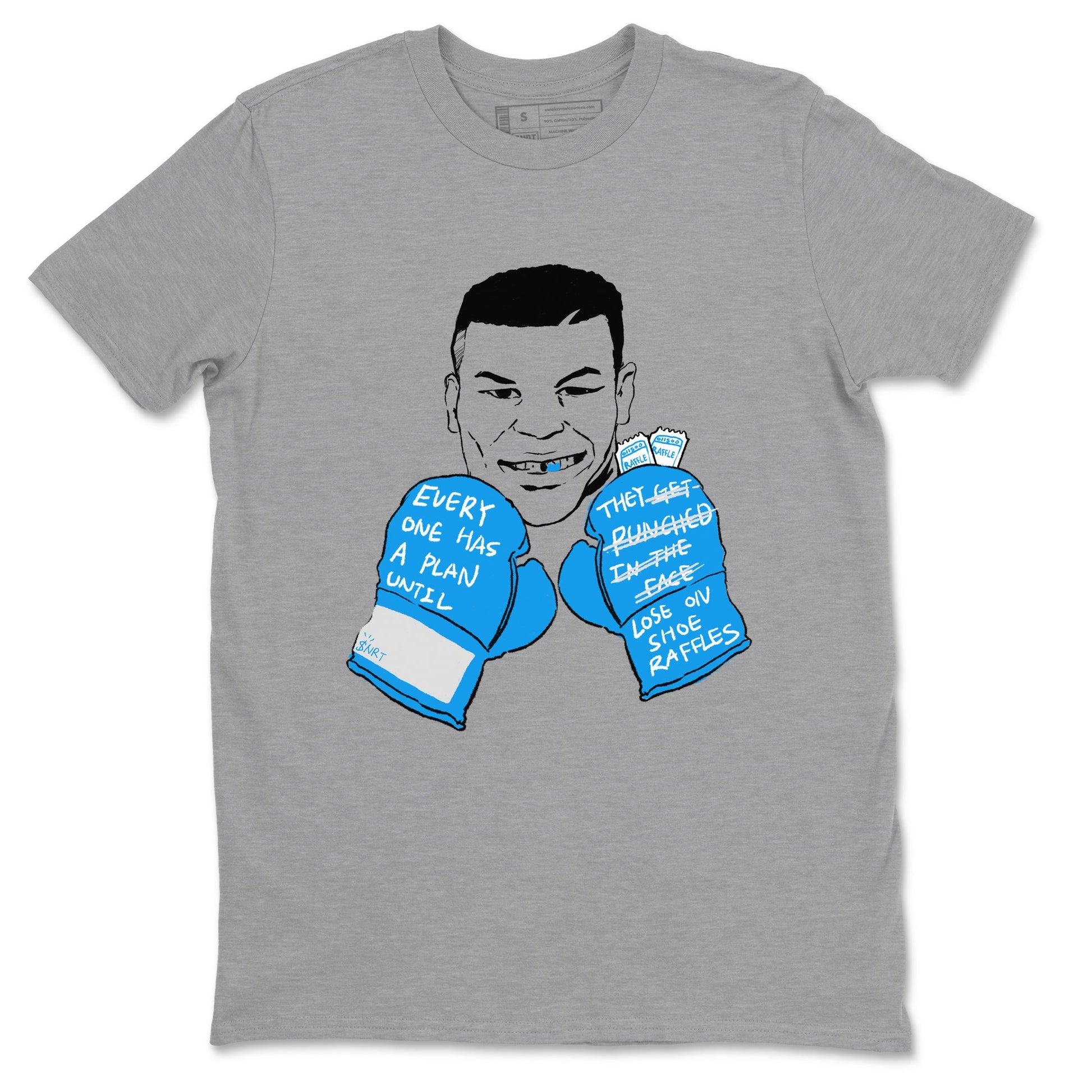 Air Jordan 4 industrial blue shirt to match jordans Everyone Has A Plan sneaker tees AJ4 Industrial Blue SNRT sneaker Release Tees unisex cotton Heather Grey 2 crew neck shirt