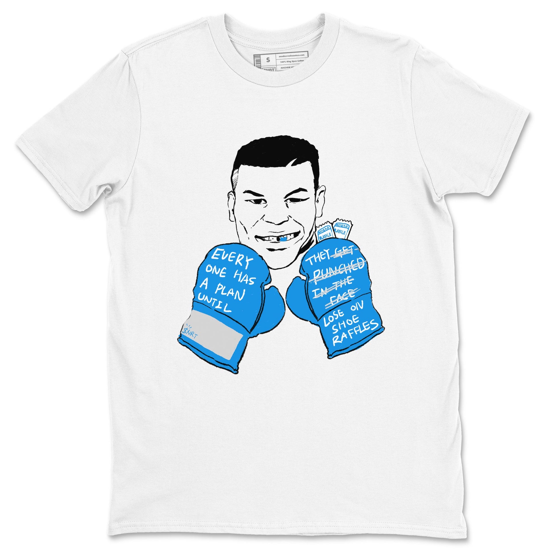 Air Jordan 4 industrial blue shirt to match jordans Everyone Has A Plan sneaker tees AJ4 Industrial Blue SNRT sneaker Release Tees unisex cotton White 2 crew neck shirt