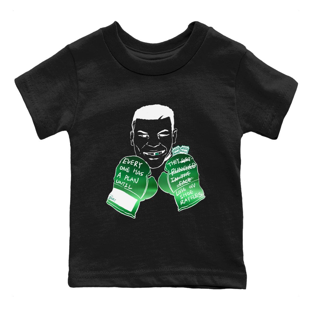 4s Oxidized Green shirts to match jordans Everyone Has A Plan sneaker match tees Air Jordan 4 Oxidized Green SNRT Sneaker Tees streetwear brand Baby and Youth Black 2 cotton tee