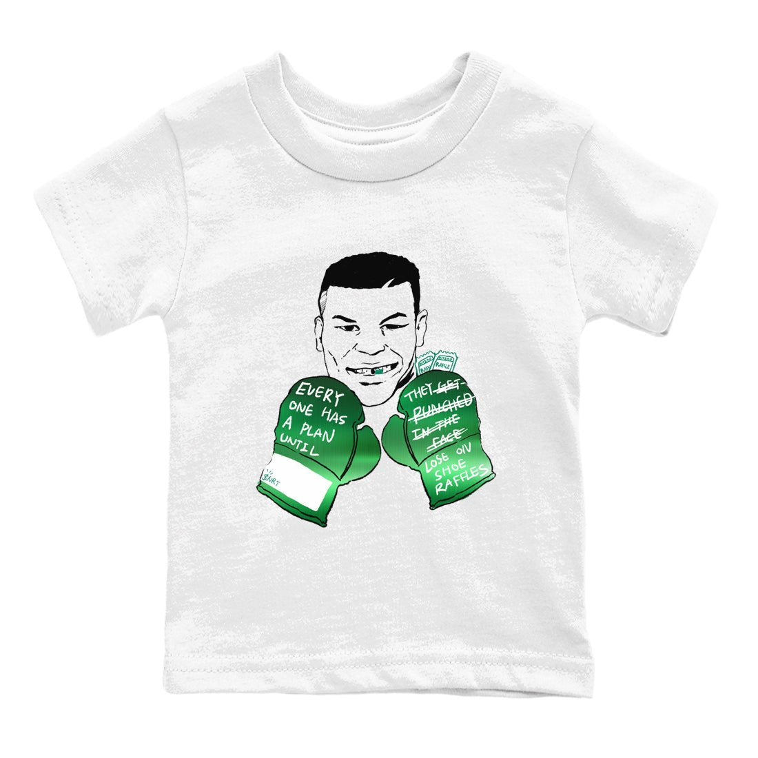 4s Oxidized Green shirts to match jordans Everyone Has A Plan sneaker match tees Air Jordan 4 Oxidized Green SNRT Sneaker Tees streetwear brand Baby and Youth White 2 cotton tee