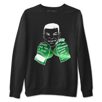 4s Oxidized Green shirts to match jordans Everyone Has A Plan sneaker match tees Air Jordan 4 Oxidized Green SNRT Sneaker Tees streetwear brand Black 2 unisex cotton tee