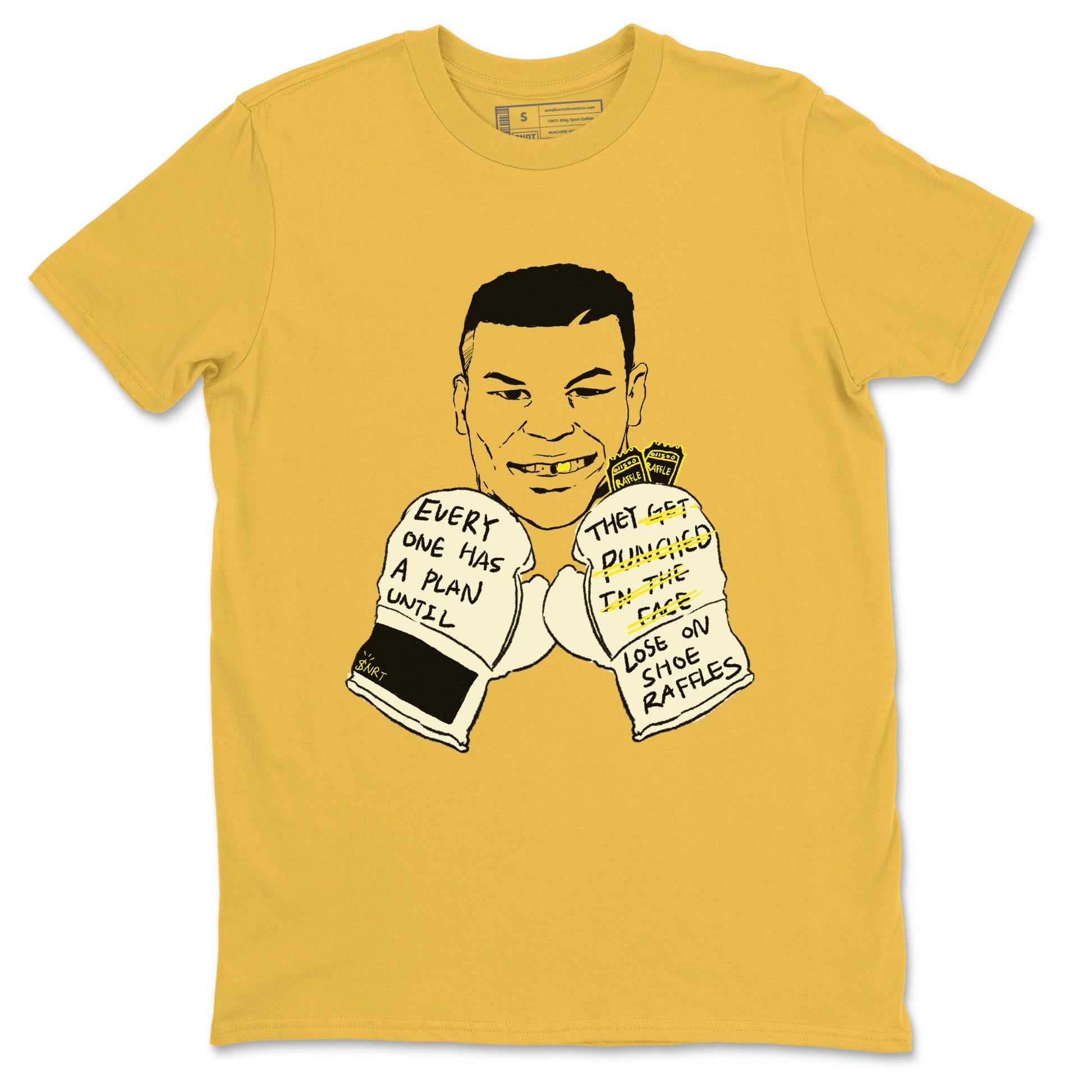 AJ4 Vivid Sulfur shirt to match jordans Everyone Has A Plan sneaker tees Air Jordan 4 Vivid Sulfur SNRT Sneaker Release Tees unisex cotton Daisy 2 crew neck shirt