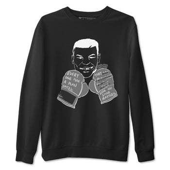 4s Wet Cement shirts to match jordans Everyone Has A Plan sneaker match tees Air Jordan 4 Wet Cement SNRT Sneaker Release Tees unisex cotton Black 2 crew neck shirts