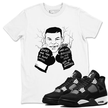 4s White Thunder shirts to match jordans Everyone Has A Plan sneaker match tees Air Jordan 4 White Thunder SNRT Sneaker Release Tees unisex cotton White 1 crew neck shirts
