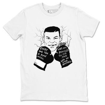 4s White Thunder shirts to match jordans Everyone Has A Plan sneaker match tees Air Jordan 4 White Thunder SNRT Sneaker Release Tees unisex cotton White 2 crew neck shirts