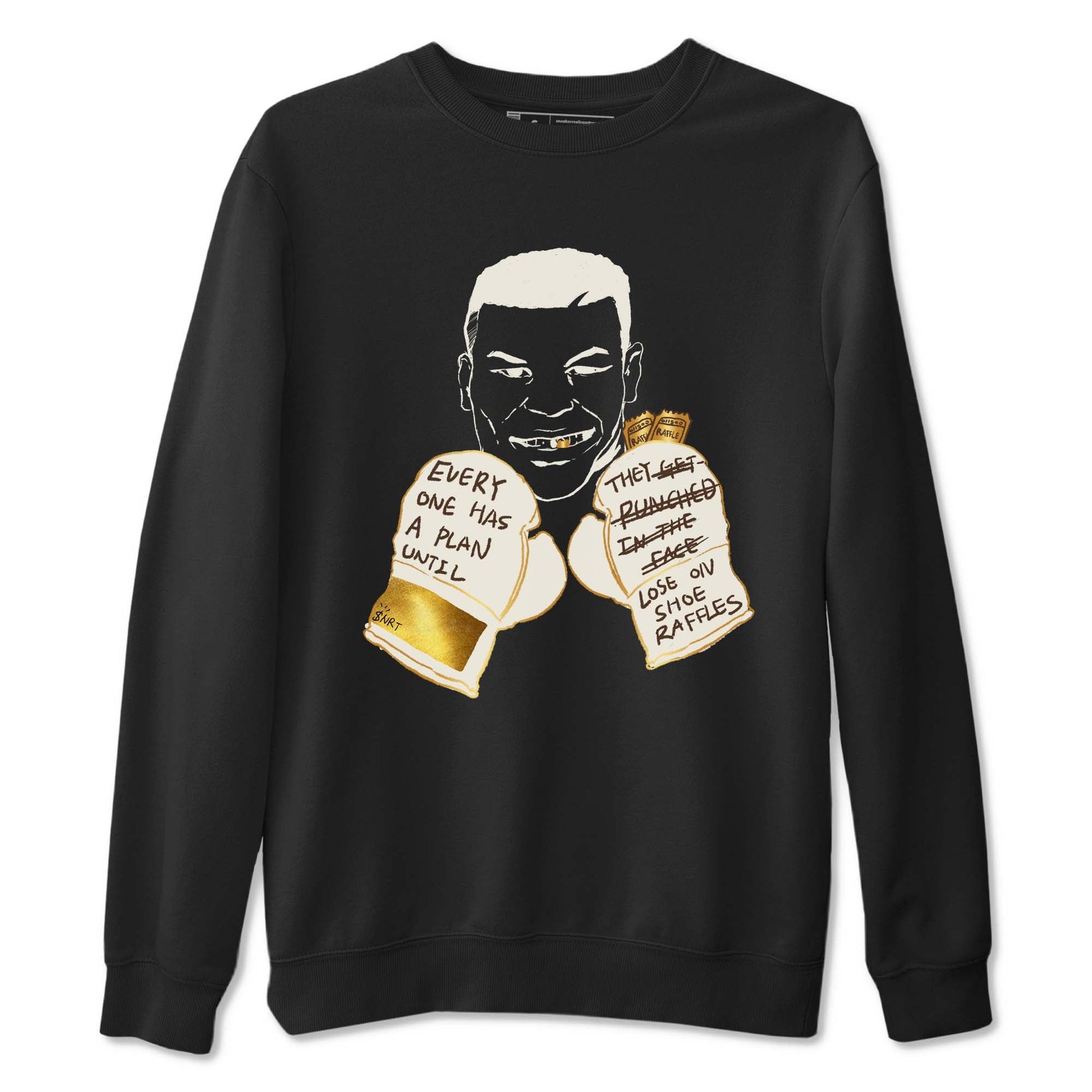 5s Golden Ticket shirts to match jordans  Everyone Has A Plan shirts to match jordans Air Jordan 5 Golden Ticket match shoes to clothes SNRT Sneaker Tees unisex cotton Black 2 shirts