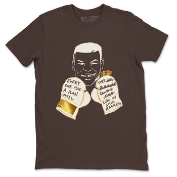 5s Golden Ticket shirts to match jordans  Everyone Has A Plan shirts to match jordans Air Jordan 5 Golden Ticket match shoes to clothes SNRT Sneaker Tees unisex cotton Dark Chocolate 2 shirts