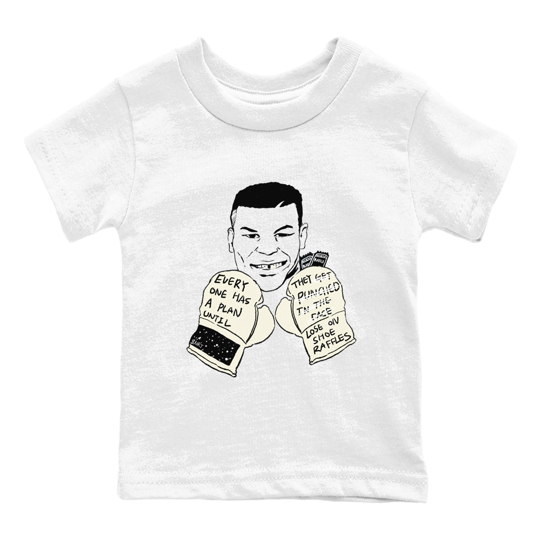 AJ5 Sail shirt to match jordans Everyone Has A Plan sneaker tees Air Jordan 5 SE Sail SNRT sneaker release tees baby toddler White 2 cotton Shirt