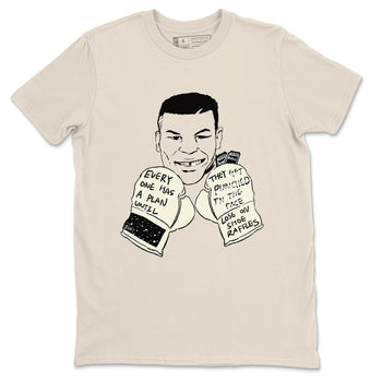 AJ5 Sail shirt to match jordans Everyone Has A Plan sneaker tees Air Jordan 5 Sail SNRT Sneaker Release Tees unisex cotton Natural 2 crew neck shirt