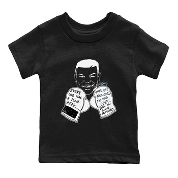 6s White Black shirt to match jordans Everyone Has A Plan sneaker tees Air Jordan 6 White Black SNRT sneaker release tees baby toddler Black 2 cotton Shirt