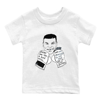 6s White Black shirt to match jordans Everyone Has A Plan sneaker tees Air Jordan 6 White Black SNRT sneaker release tees baby toddler White 2 cotton Shirt