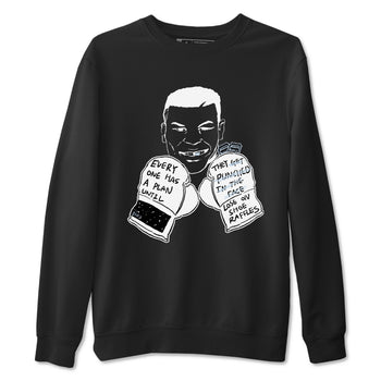 6s White Black shirt to match jordans Everyone Has A Plan sneaker tees Air Jordan 6 White Black SNRT Sneaker Release Tees unisex cotton Black 2 crew neck shirt